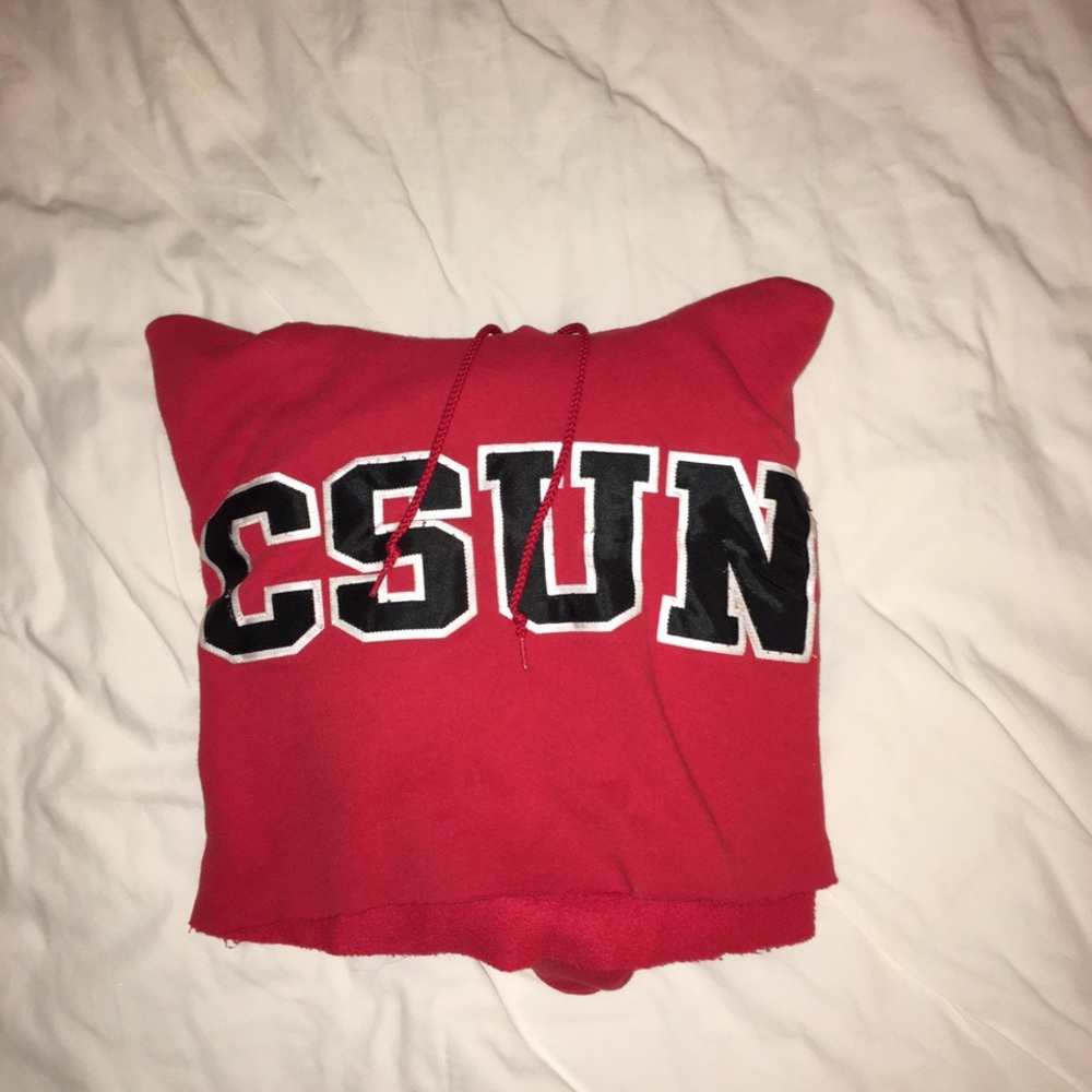 CSUN Red Champion Cropped Hoodie